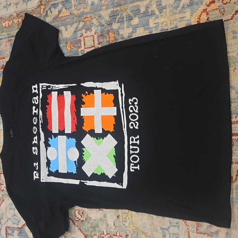 Ed Sheeran Concert Tee Shirt Size M